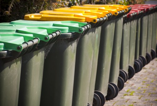 Step-by-step waste clearance process diagram