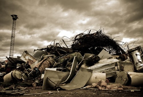 Professional waste removal team in Brompton