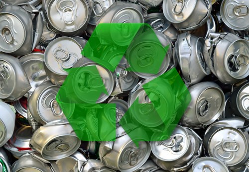 Recycling facilities processing construction waste